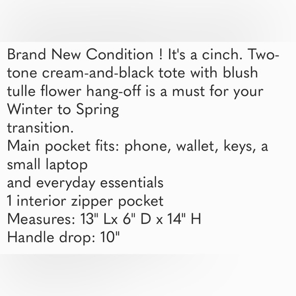 NEW Victoria’s Secret Side Cinch Tote Bag Purse VS - Picture 7 of 7